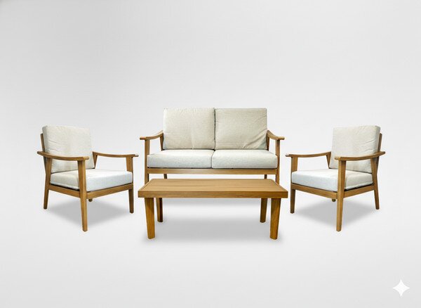 Set zahradního nábytku TIRANA béžový ALM9538