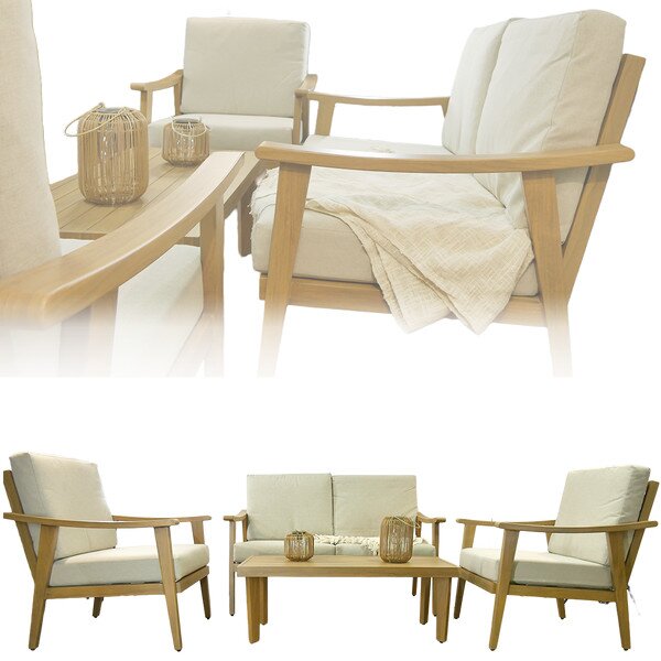 Set zahradního nábytku TIRANA béžový ALM9538