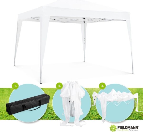 Fieldmann - Zahradní altán 3x3 m bílá