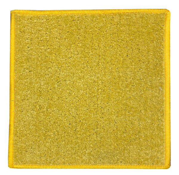 Betap koberce Kusový koberec Eton 502 žlutý čtverec - 80x80 cm