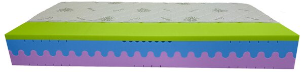 Bazyl.cz Matrace WELLS MEMORY EXTRA 7 zón 22cm - 80x200cm