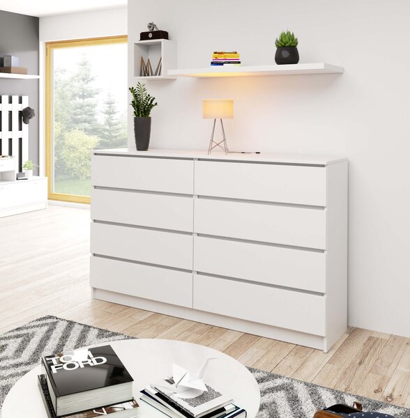 Ak furniture Komoda Inbia K 160 cm bílá