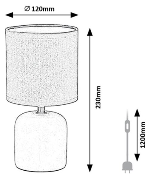 Rabalux DAPHNI stolní lampa 74057