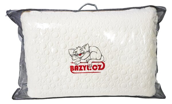 Bazyl.cz Přírodní latexový polštář ERGO AIR 14cm - 40 x 60 cm