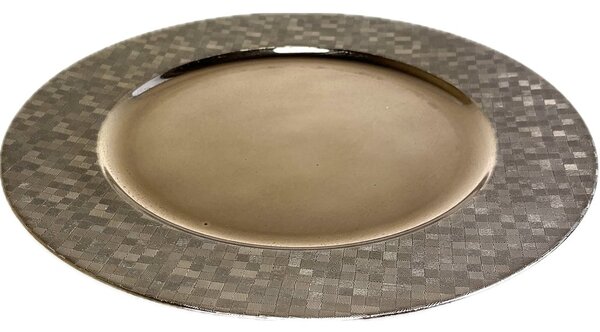 Talíř měděný plastový pr. 33 cm