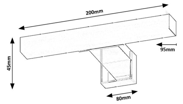 Rabalux OLIRO LED koupelnové svítidlo 75047