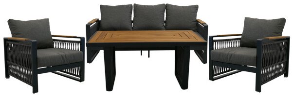Set zahradního nábytku SKOPJE šedý ALM8109