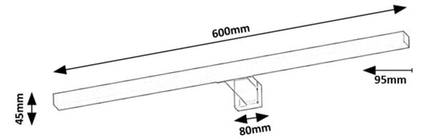 Rabalux OLIRO LED koupelnové svítidlo 75052
