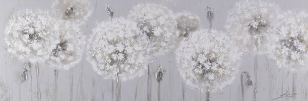 Obraz DANDELION - ručně malovaný 50x150cm