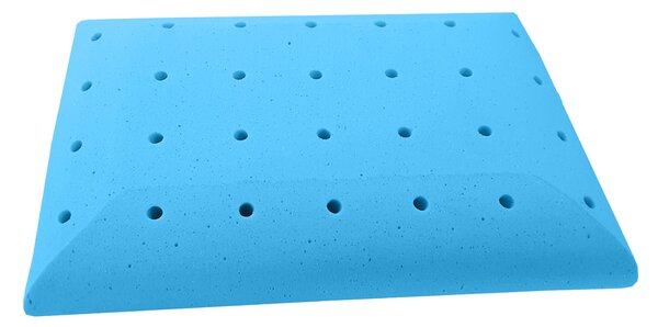 Bazyl.cz Polštář z paměťové pěny BLUE ICE 12cm - 40 x 60 cm