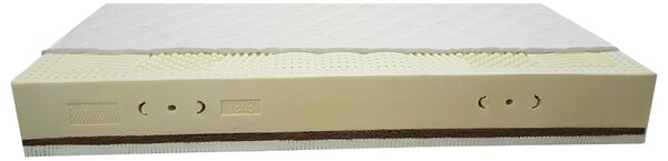 Bazyl.cz Matrace APOLLO 100% přírodní LATEX + KOKOS 7 zón 27cm - 90x200cm