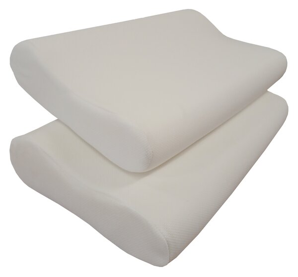 Bazyl.cz Anatomický polštář ERGO PUR 12cm - 30 x 51 cm -2ks