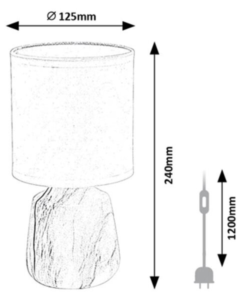 Rabalux NALISA stolní lampa 74067