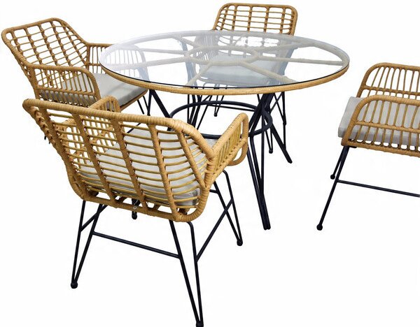 Set zahradního nábytku ORLENA hnědý ABI7503