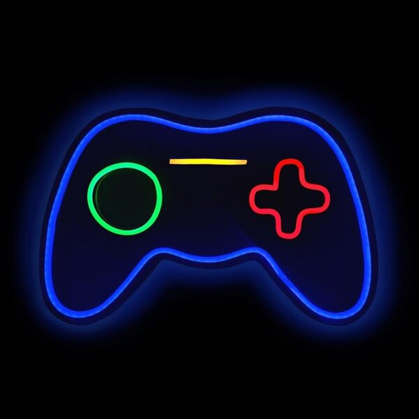 2Kids Toys - LED Neonová nástěnná dekorace LED/5W/USB gamepad