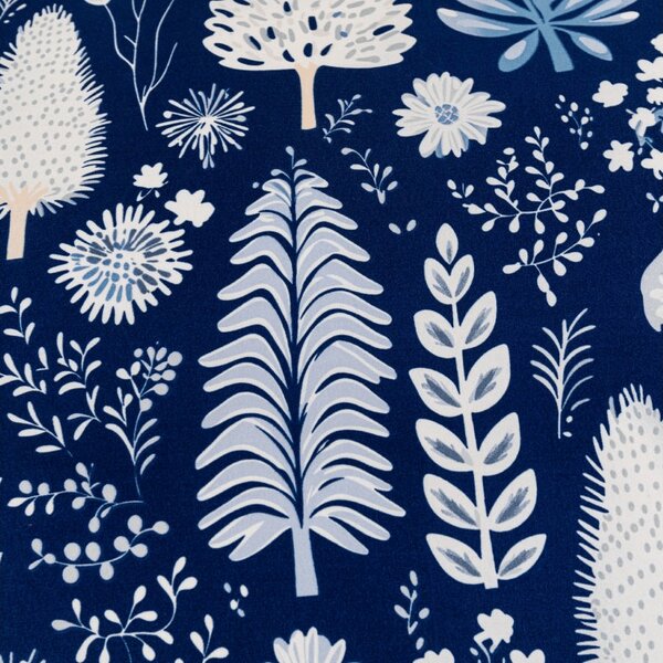Povlečení z mikrovlákna INDIGO BLOOM modré Rozměr povlečení: 2 ks 70 x 90 cm | 200 x 220 cm