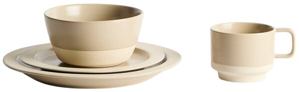 Kave Home Béžový keramický talíř Doren Ø25 cm