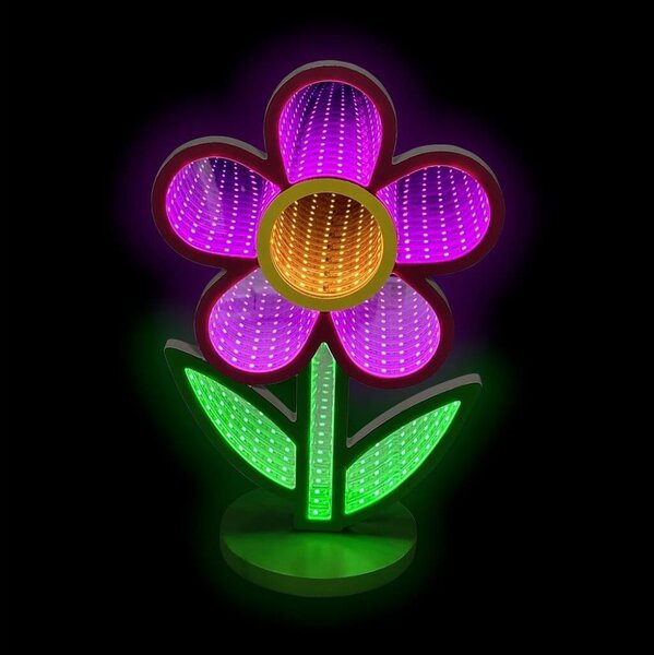 2Kids Toys - LED Neonová stolní dekorace LED/5W/USB květina
