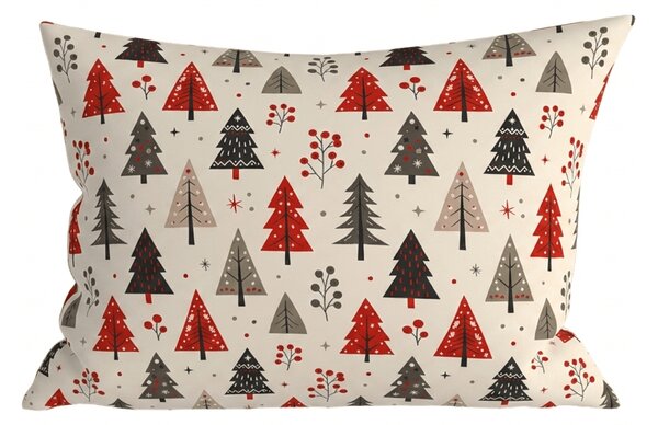 Povlak na polštář z mikrovlákna MERRY TREE 50x70 cm, barevný