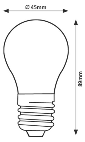 Rabalux SMD LED žárovka E27 G45 8W 1000lm 3000K