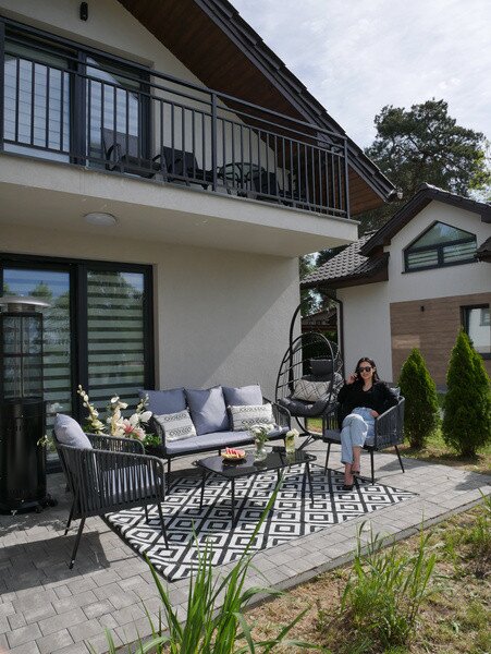 Set zahradního nábytku LINA šedý ABI8500