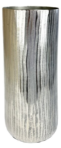 Váza kov stříbrná v. 40 cm