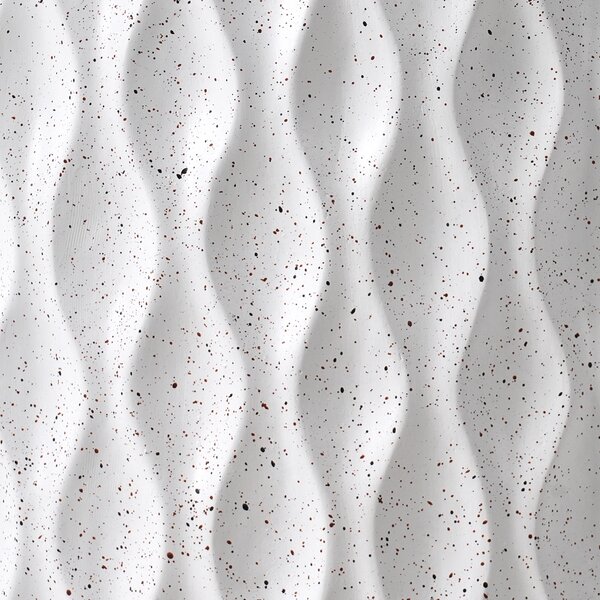 Odkládací stolek ANTELAO 37 cm 37 cm Terrazzo efekt Bílé terrazzo