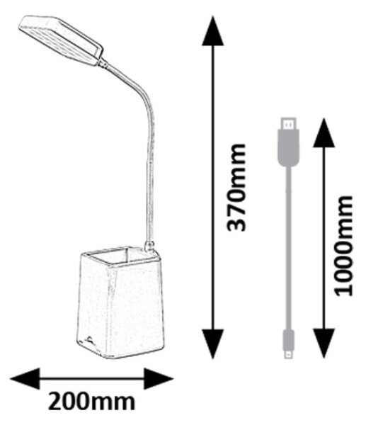 Rabalux ARVID LED stolní lampa 74245