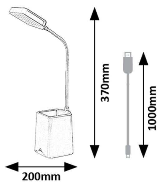 Rabalux ARVID LED stolní lampa 74244
