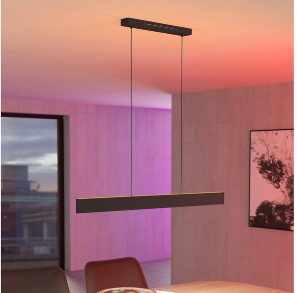 Eglo 31433 - LED RGBW Stmívatelný lustr na lanku ANDREAS-Z LED/38W/230V černá