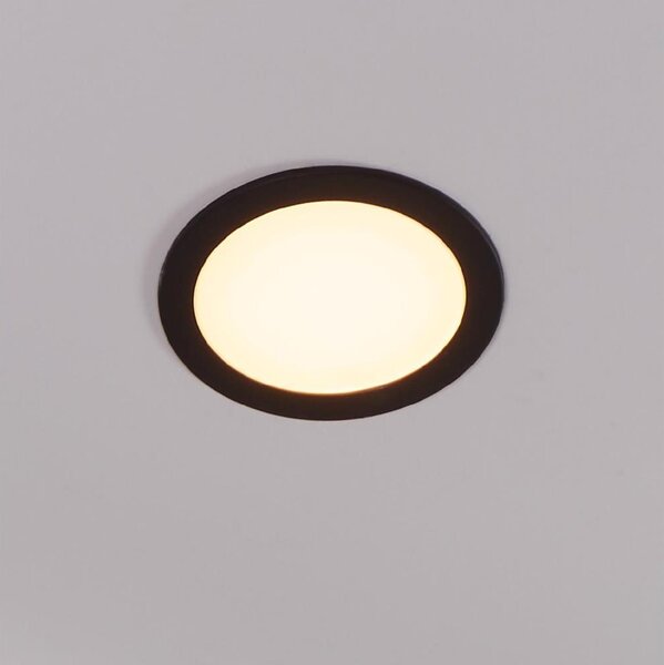 Eglo 31744 - LED Stmívatelné koupelnové svítidlo FUEVA-Z 10,5W/230V IP44 černá