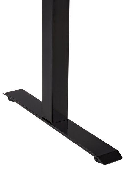 Elektricky výškově nastavitelný pracovní stůl DESTINES Černá/Světle hnědá 160 cm 72 cm