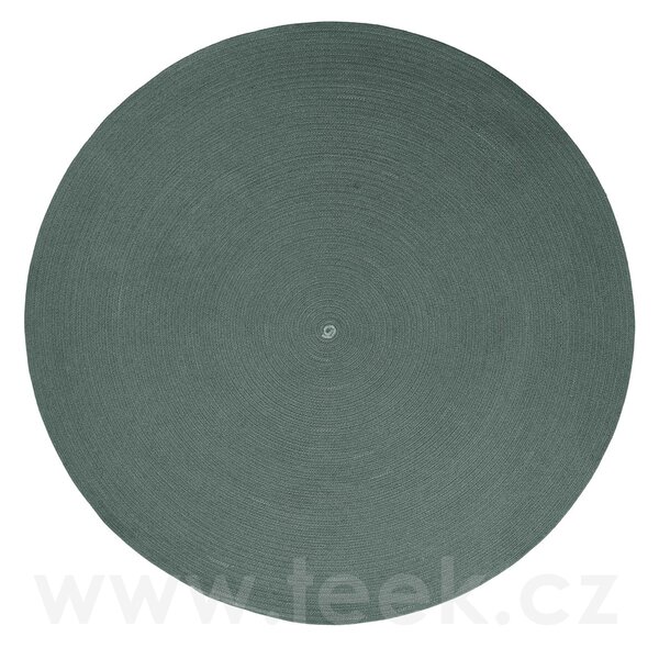 Cane-line Venkovní koberec Circle, Cane-line, kulatý 140 cm, výplet lanko Soft Rope dark grey