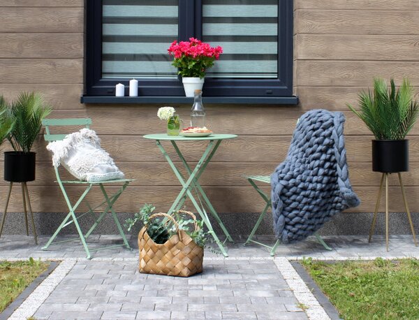 Set zahradního nábytku ALVIRA zelený GOM5134