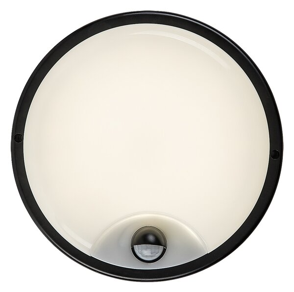 Rabalux LONATO LED Venkovní nástěnné svítidlo se senzorem 18W/230V IP65, černá barva
