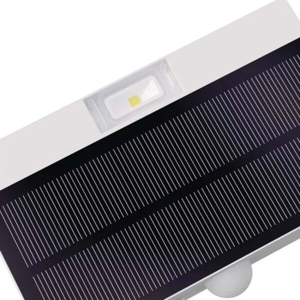 LED Solární reflektor se senzorem pohybu LED/3,7V 1200mAh 4000K IP65 bílá