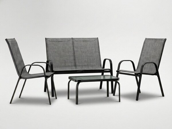 Set zahradního nábytku ZAFIRO šedý NEO9924
