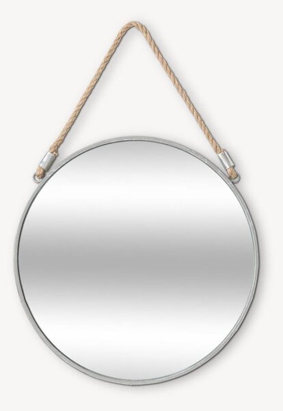 Atmosphera - Nástěnné zrcadlo EDEN pr. 38 cm stříbrná