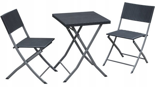 Set zahradního nábytku MONTEA antracitový ZUM9930