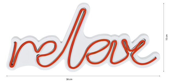 ASIR Dekorativní LED osvětlení červené RELAX