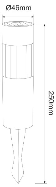 Globo 33253-4 - SADA 4x LED Solární lampa LED/0,06W/3,2V IP44