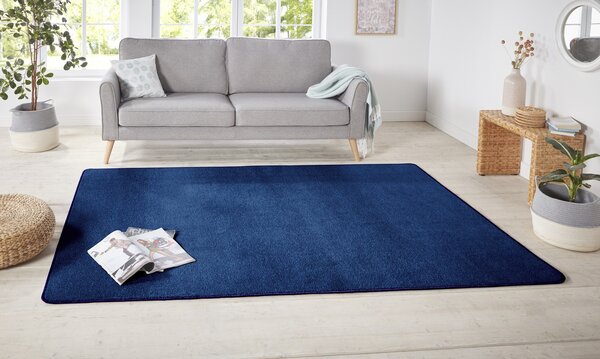 Hanse Home, Kusový koberec Nasty 104447 Darkblue, 80x150, modrá, chodba / předsíň