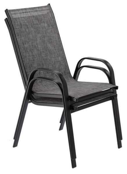 Set zahradních židlí ORIANA šedé NEO9917 (2 ks)