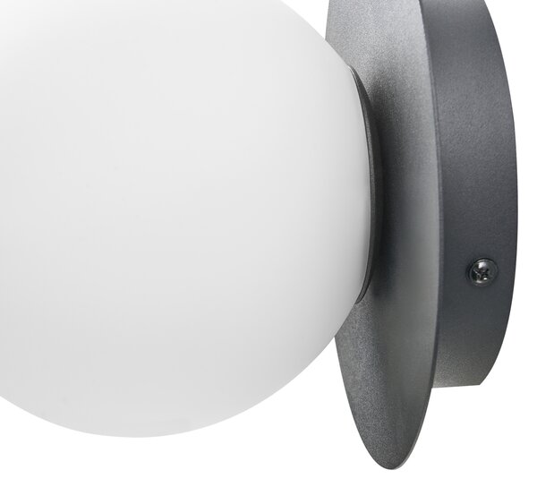 Sada 2 nástěnných lamp BOUBLE Kov Černá