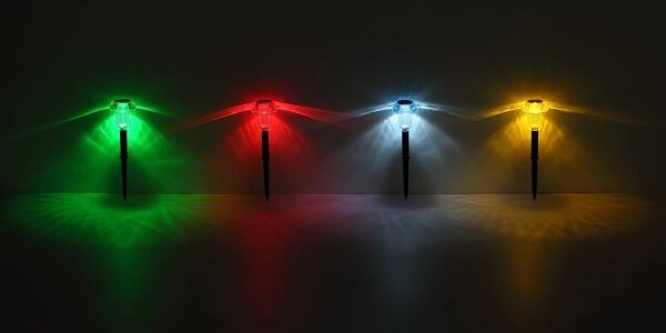 Globo 33987-4 - SADA 4x LED RGB Solární svítidlo LED/0,05W/3V IP44