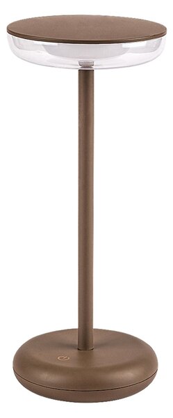 Rabalux KONIN LED stmívatelná nabíjecí venkovní lampička 6W/5V IP44 1800 mAh hnědá