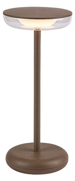 Rabalux KONIN LED stmívatelná nabíjecí venkovní lampička 6W/5V IP44 1800 mAh hnědá