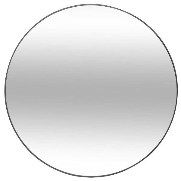 Atmosphera - Nástěnné zrcadlo ALICE pr. 76 cm černá