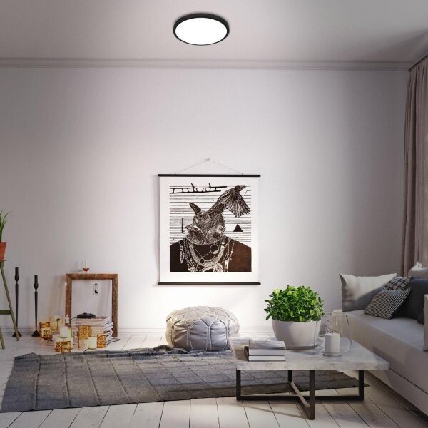 Briloner 3709-015 - LED RGBW Stm. stropní svítidlo LED/22W/230V černá + DO