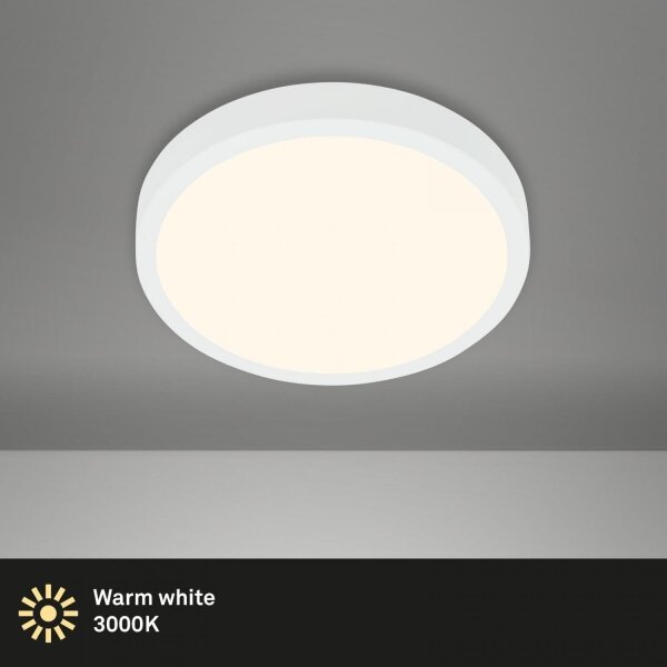 Briloner 3700-016 - LED Stropní svítidlo RUNA LED/16W/230V 3000K pr. 28 cm bílá